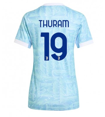 Juventus Khephren Thuram #19 Udebanetrøje Dame 2025-26 Kortærmet